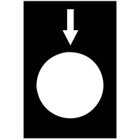 Etykieta wymiary 30x40mm czarna Harmony XAC | ZB2BY2954 Schneider Electric