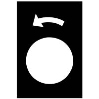 Tabliczka opisowa czarna prostokatna 30x40mm w lewo wolno | ZB2BY2922 Schneider Electric