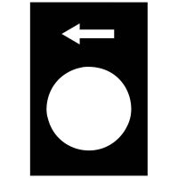 Tabliczka opisowa czarna prostokątna 30x40mm opuszczenie wolno | ZB2BY2904 Schneider Electric