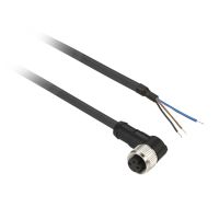 Złącze wtykowe żeńskie M8 kątowe PNP LED DŁ.2M | XZCP0366L2 Telemecanique Sensors