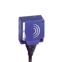 Czujnik indukcyjny XS7 26x26x13 PBT Sn 10mm 12-24VDC kabel 2m, XS7 | XS7E1A1PBL2 Telemecanique Sensors