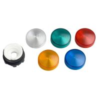 Główka lampki sygnalizacyjnej LED z zestawem 5 soczewek karbowanych plastikowa Harmony XB5 | ZB5AV003S Schneider Electric