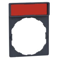 Ramka do etykiet 24x48mm wymiary etykiet 8x21mm Harmony XB6 | ZB6YD21 Schneider Electric