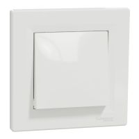 Przycisk 1-biegunowy z ramką, biały Asfora | EPH0700121 Schneider Electric
