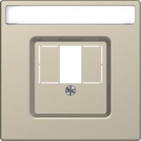 Merten, D-Life, płytka centralna uniwersalna, piasek sahar | MTN4250-6033 Schneider Electric
