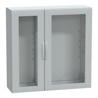 Obudowa poliestrowa PLA IP65 drzwi transparentne 1250x1250x420 mm , Thalassa | NSYPLA12124TG Schneider Electric