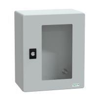 Obudowa poliestrowa wisząca PLM z drzwiami transparentnymi IP66 308x255x160 mm, Thalassa | NSYPLM3025TG Schneider Electric