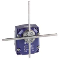 Łącznik krańcowy OsiSense XC główka obrotowa, dźwignia ze skrzyżowanymi prętami, pręt kwadratowy 6 | XCRK111 Telemecanique Sensors