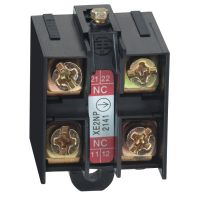 Łącznik krańcowy OsiSense XC blok styków 2NC działanie migowe, styki pozłacane | XE2SP2148 Telemecanique Sensors