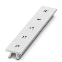 Oznacznik do zacisków ZB 12,LGS: symbole L1-N,PE, nadruk podłużny | 0812146 Phoenix Contact