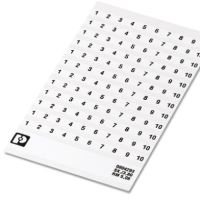 Karta oznaczników SK 3,8 REEL P5,08 WH CUS | 0825125 Phoenix Contact