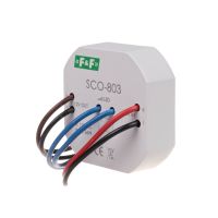 Ściemniacz oświetlenia SCO-803 LED z pamięcią montaż w puszce Fi60 zasilanie 12V DC 36W | SCO-803 F&F