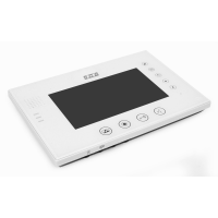 Wideodomofon MK-08F czarny z zasilaczem, kolorowy monitor 7,port karty SD, plastik/aluminium | MK-08F F&F