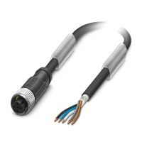 Kabel czujnika/urządzenia wykonawczego SAC-5P-10,0-PUR/M12FS SH, 5-pinowy, czarno-szary (10m) | 1500758 Phoenix Contact