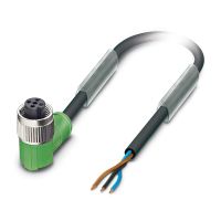 Kabel czujnika/urządzenia wykonawczego SAC-3P- 5,0-PUR/M12FR, 3-pin, czarno-szary (5m) | 1694525 Phoenix Contact