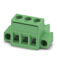 Łączniki wtykowe płytek drukowanych MSTB 2,5/ 3-STF-5,08, 3-biegunowy, 320V, zielony | 1777992 Phoenix Contact