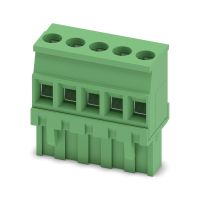 Łączniki wtykowe płytek drukowanych MVSTBR 2,5/ 5-ST, 5-biegunowy, 320V, zielony | 1792045 Phoenix Contact