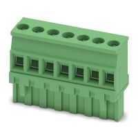 Łączniki wtykowe płytek drukowanych MVSTBR 2,5/ 7-ST, 7-biegunowy, 320V, zielony | 1792061 Phoenix Contact