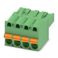 Łączniki wtykowe płytek drukowanych FKCT 2,5/ 4-ST, 4-biegunowy, 320V, zielony | 1909236 Phoenix Contact