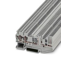 Złączka szynowa rozłączna ST 2,5-TWIN-TG/1P, szara | 3040847 Phoenix Contact