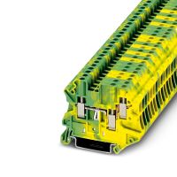 Złączka przelotowa przewodu ochronnego, 3-przewodowe UT 2,5-TWIN-PE, zielono-żółty | 3044539 Phoenix Contact