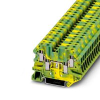 Złączka przelotowa przewodu ochronnego, 4-przewodowe UT 4-QUATTRO-PE, zielono-żółty | 3044597 Phoenix Contact