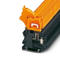 Złączka z odłącznikiem dźwigniowym UT 4-HEDI-P/P, pomarańczowa | 3046252 Phoenix Contact