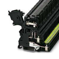 Złączka przewodu ochronnego i z odłącznikiem bezpiecznikowym, 2-poziomowe UT 4-PE/HESI (5X20) | 3073995 Phoenix Contact