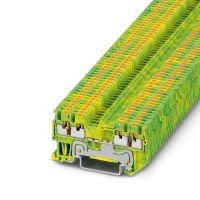 Złącze do przewodów ochronnych PT 1,5/S-QUATTRO-PE, zielono-żółty | 3208333 Phoenix Contact