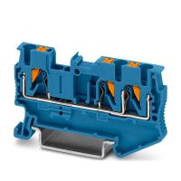 Złączka przelotowa 3-przewodowa PT 2,5-TWIN BU, niebieskie | 3209552 Phoenix Contact