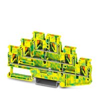 Złącze wielopoziomowe do przewodów ochronnych PT 2,5-3PE, zielono-żółty | 3210525 Phoenix Contact