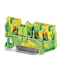 Zacisk przewodu ochronnego PT 4-TWIN-PE, zielono-żółty | 3211780 Phoenix Contact