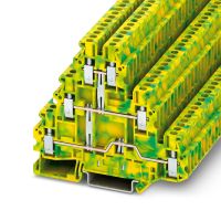 Złączka przelotowa przewodu ochronnego, 3-poziomowe UT 2,5-3PE żół-ziel | 3214275 Phoenix Contact