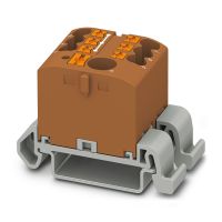 Blok rozdzielacza PTFIX 6/6X2,5-NS35A BN brązowy | 3273208 Phoenix Contact