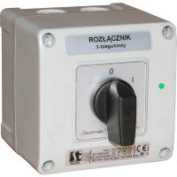 Łącznik krzywkowy w obudowie z lampką SK10/16/20 OB11 L | SK20-1.825\OB11/L Spamel