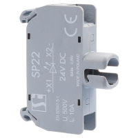 Oprawa lampki 230VAC, szynowa LED, BA9S | SP22-1435\R06 Spamel