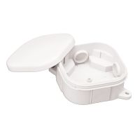 Puszka n/t hermetyczna 92x92x44mm, klik bez zacisków, IP54, biały | A.0018B Pawbol