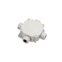 Puszka n/t hermetyczna PG16/5x4mm2, 75x75x33mm, IP67, biała | A.0035 Pawbol