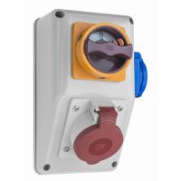 Rozdzielnica n/t R-BOX PG21 KOMPAKT 1x16/5P 1x250V 0/1 B.165/1/01, IP44, biała | B.165/1/01 Pawbol