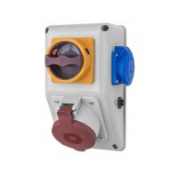 Rozdzielnica n/t R-BOX KOMPAKT 143x210x126mm, 1x32A/5P 1x250V wył L0P, IP44, biała | B.325/1/LP Pawbol