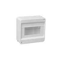 Obudowa n/t S-8 66x165x140mm, 8-modułowa, N+PE, IP40, biała | C.2017 Pawbol