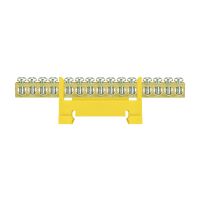 Listwa zaciskowa LZ 15/Ż 15x16mm2 montowana na szynie żółta | E.4054 Pawbol