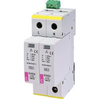 Ogranicznik przepięć, do sieci IT, ETITEC C T2 440/20 2+0 RC, typ T2 (C) | 002440410 Eti