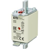 Wkładka bezpiecznikowa (topikowa) NH00 6A gG 500V zwłoczna | 004182203 Eti