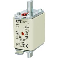 Wkładka bezpiecznikowa (topikowa) NH00 125A gG 500V zwłoczna | 004182215 Eti