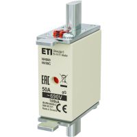 Wkładka bezpiecznikowa (topikowa) NH000 50A gG 690V zwłoczna | 004181311 Eti