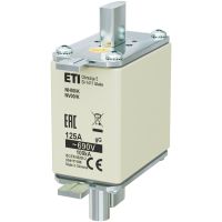 Wkładka bezpiecznikowa (topikowa) NH00/K 125A gG 690V zwłoczna / Z wybijakiem | 004111186 Eti