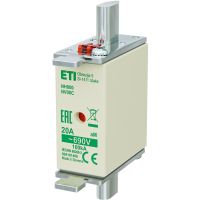 Wkładka bezpiecznikowa (topikowa) NH000 20A aM 690V silnikowa | 004181406 Eti