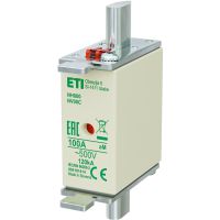 Wkładka bezpiecznikowa (topikowa) NH000 100A aM 500V silnikowa | 004181414 Eti
