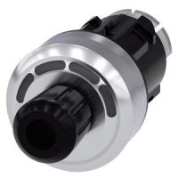 Przełącznik kluczykowy ID, 22 mm, okrągły, metal, błyszczący, czarny, RFID, 4 pozycje przełączania  | 3SU1050-4WS10-0AA0 Siemens